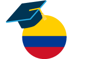 Ilustración de grados de Colombia